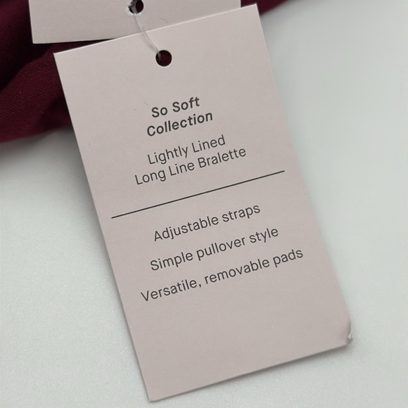 NWT Auden Pullover Bra Burgundy Size M Adjustable Straps - Picture 6 of 8